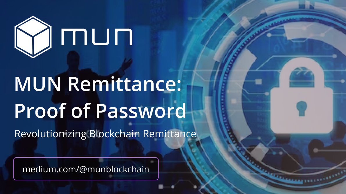 MUN ⚛️ The Remittance Blockchain tweet media