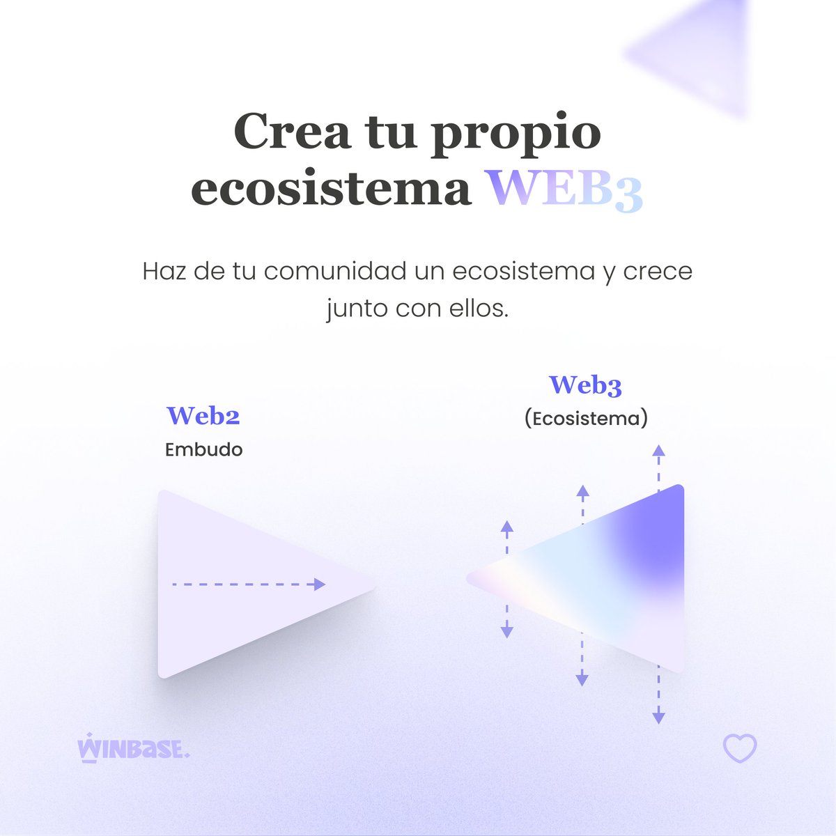 Sumérgete en la revolución de #web3 y crea tu propio ecosistema en #Winbase!

Conecta con tu #audiencia de manera directa y auténtica, y comparte tu contenido sin límites

En Winbase, no hay límites para tu comunidad