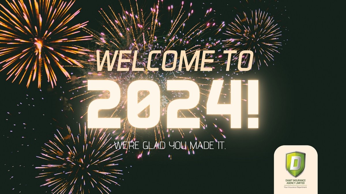 DawitInsurance's tweet image. Happy New Year! As your business security partner in 2024, Dawit Insurance brings you liability shields to income lifelines.

Visit our website to build your tailored business insurance plan this new year. #KenyaInsurance #RiskFreeWins #ProtectYourHustle #NewYearNewBeginnings