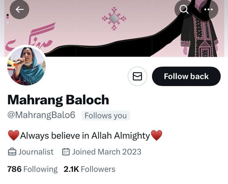 MahrangBaloch_'s tweet photo. Kindly report this I’d , thanks 🙏 https://t.co/Cgu4oMdff1
