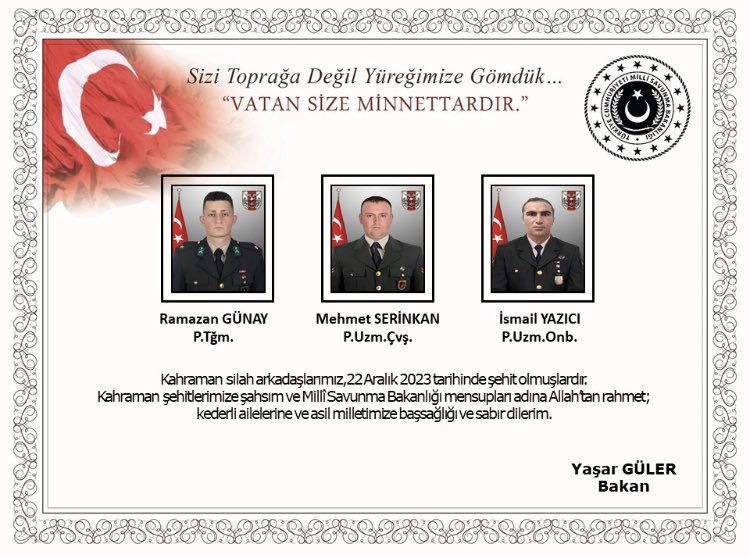 Huseyniscan's tweet photo. Rabbim şehadetinizi kabul etsin mekanının cennet olsun yiğitler.
#vatansağolsun 
#MilliYasilanEdilsin https://t.co/Pw6SJfhdoM