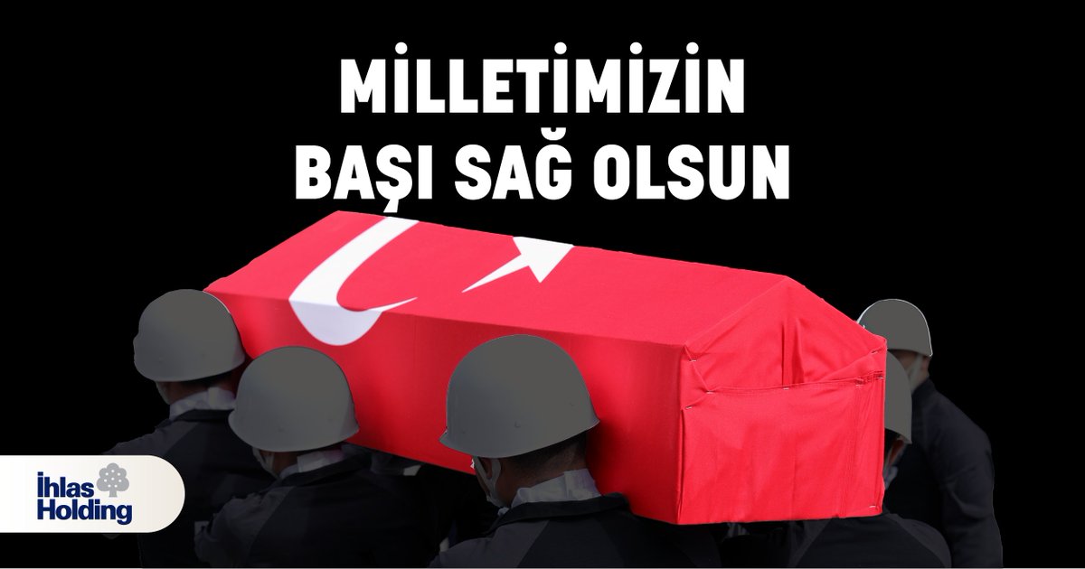 ihlasholdingas's tweet photo. 🇹🇷 Pençe-Kilit Harekâtı bölgesinde bölücü terör örgütü mensuplarıyla girilen çatışma sonucu şehit düşen askerlerimize Allah’tan rahmet; aileleri, yakınları ve milletimize başsağlığı; yaralanan askerlerimize acil şifalar diliyoruz. https://t.co/L7T7OrvJ7N