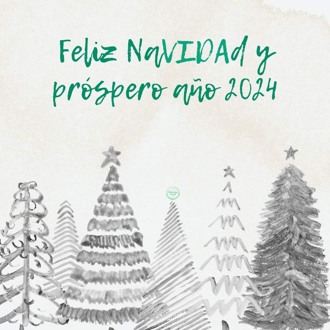 SocialLabCan's tweet photo. Desde 𝐋𝐚𝐛𝐨𝐫𝐚𝐭𝐨𝐫𝐢𝐨 𝐒𝐨𝐜𝐢𝐚𝐥 os queremos desear una 𝐅e𝐥i𝐳 𝐍a𝐕I𝐃A𝐝 🎄🎅.
Que sepamos valorar todo lo bueno que tenemos y tengamos la fuerza para luchar y afrontar todo aquello que necesitamos cambiar. 
#FelizNaVIDad #LaboratorioSocial #EducaciónSocial https://t.co/q2EAEOR1A5