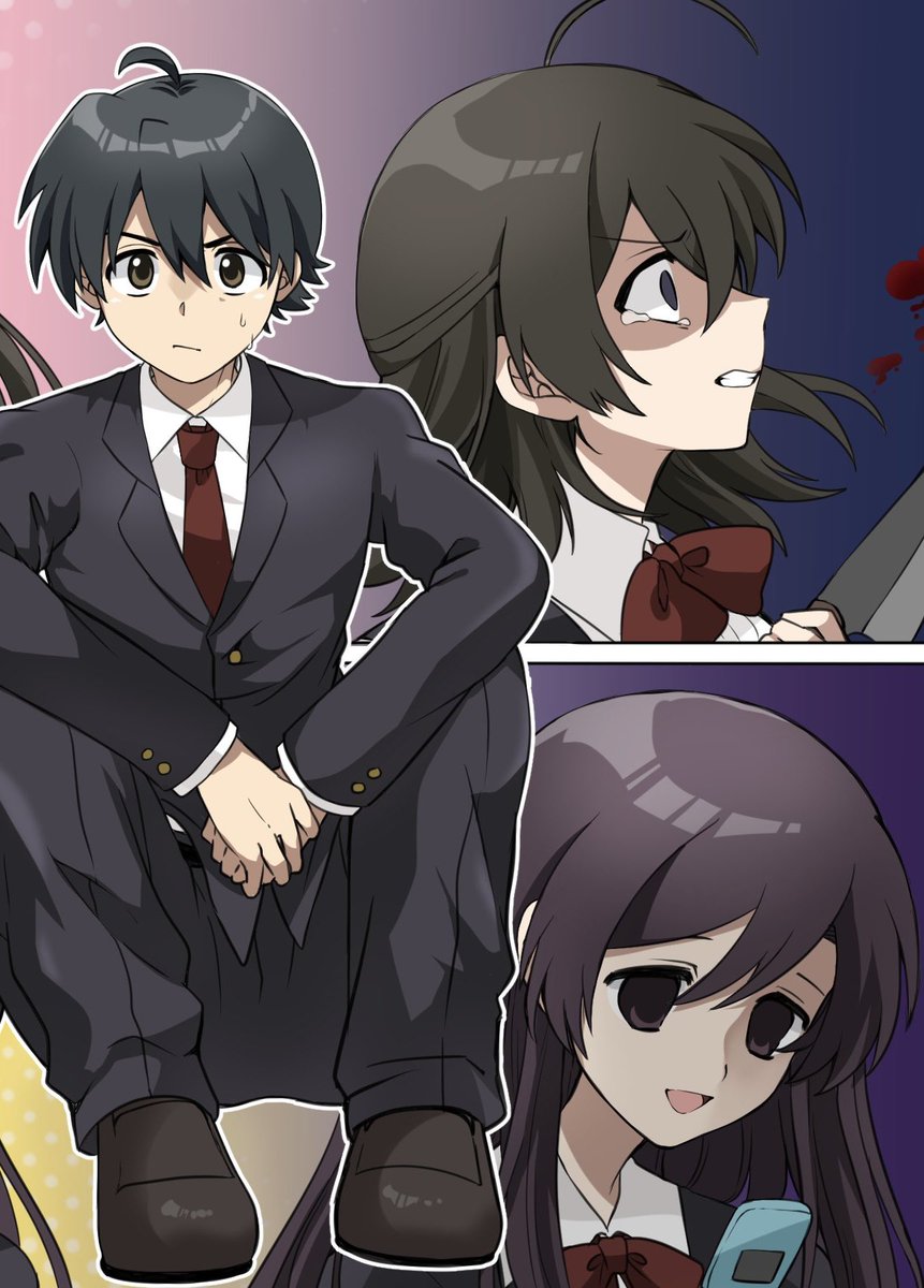 世界に1枚】Champion School Days 昼休みの屋上 言葉と世界 世界に1枚