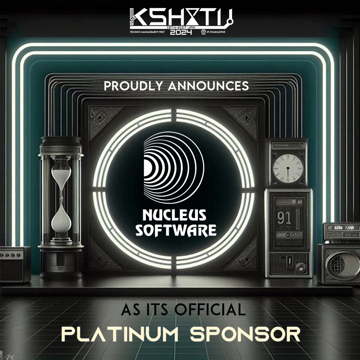 ktj_iitkgp's tweet photo. Thrilled to announce that Nucleus Software is onboard with us as a Platinum Sponsor for Kshitij 2024.

#KTJ #KTJ2024 #Nucleus #platinum #SPONSOR https://t.co/felbILjT64