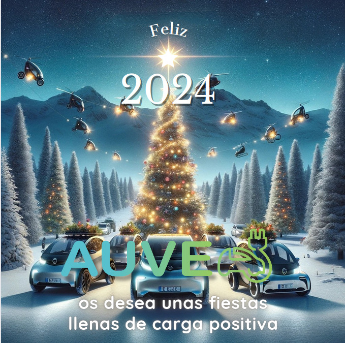 AsociacionAUVE's tweet photo. ¡Esta Navidad🎅🌲, Auve enciende la fiesta con pura alegría eléctrica! 🎉💚 ¡Juntos cargamos sonrisas y recorremos el camino brillante de la movilidad sostenible! ¡Felices fiestas llenas de energía positiva y muchos kilómetros de felicidad! 🚗⚡🌟 #NavidadAuve https://t.co/Aa4Hi8Dskc