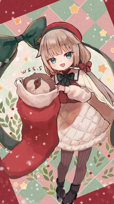 クリスマスな御蔵ちゃんとボクカワウソ メリークリスマス〜 #艦これ