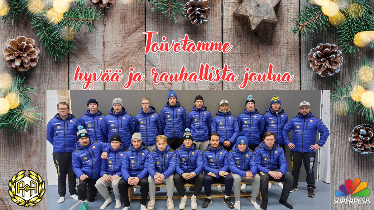 Hyvää ja rauhallista joulua koko pesisväelle!

#pesis #joulu #ankkurit