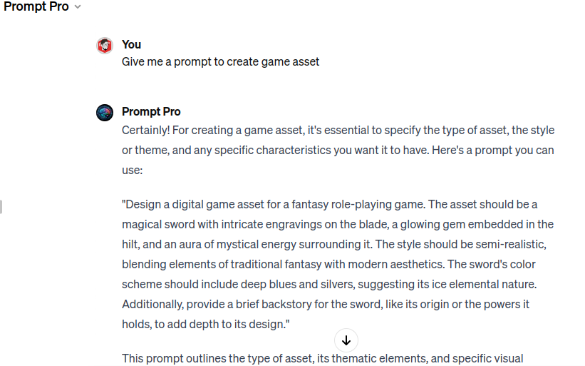 basavaraja__v's tweet image. 🌟 Meet Prompt Pro! 🤖 Your go-to #customgpt for crafting and refining prompts for creative writing, technical tasks, and more. Struggling with creativity in your prompts? Let's make them clear, engaging, and effective together💡✍️ chat.openai.com/g/g-poem7PHSc-…

#AI #PromptPro #GPT