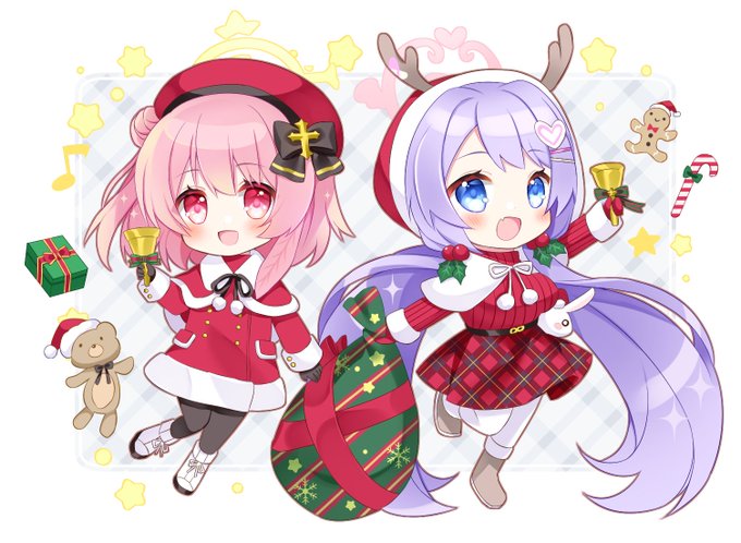 メリクリセリナとハナエ ※過去絵#ブルアカ 