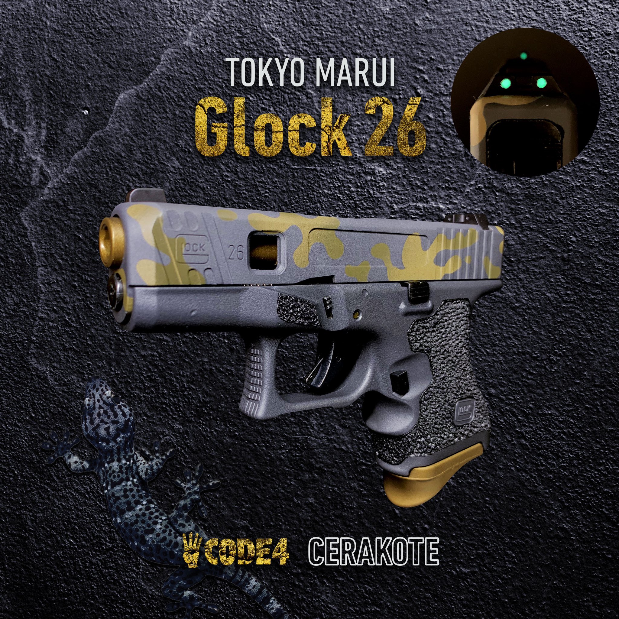 東京マルイ Glock26 セラコート+スティップリング グロック 東京マルイ Glock26 セラコート+スティップリング グロック