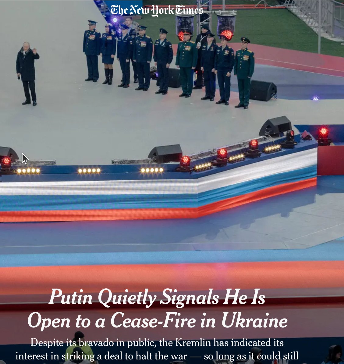 alopeki's tweet photo. ☑️ Borrell: Putin decided to fight until final victory.
☑️ NYT (and many others in West): Putin Signals He Is Open to a Cease-Fire in Ukraine.
#GO_FIGURE #FUCK_LOGIC https://t.co/aTjRsYYgPs