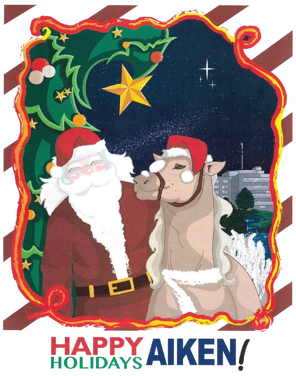 Help us congratulate our 2023 Holiday Card Contest Winner, Rhoanne, a student at Aiken County Career Center! Rhoanne’s exceptional design was selected and used as the artwork on our annual holiday card. Thank you for sharing your amazing talent with us, Rhoanne!