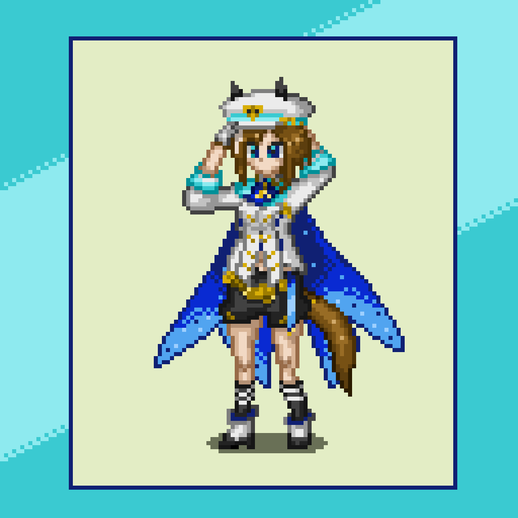 Pixel_donuts's tweet photo. シュヴァルグラン

#ウマ娘
#ドット絵
#pixelart https://t.co/w5nh3WKyoX