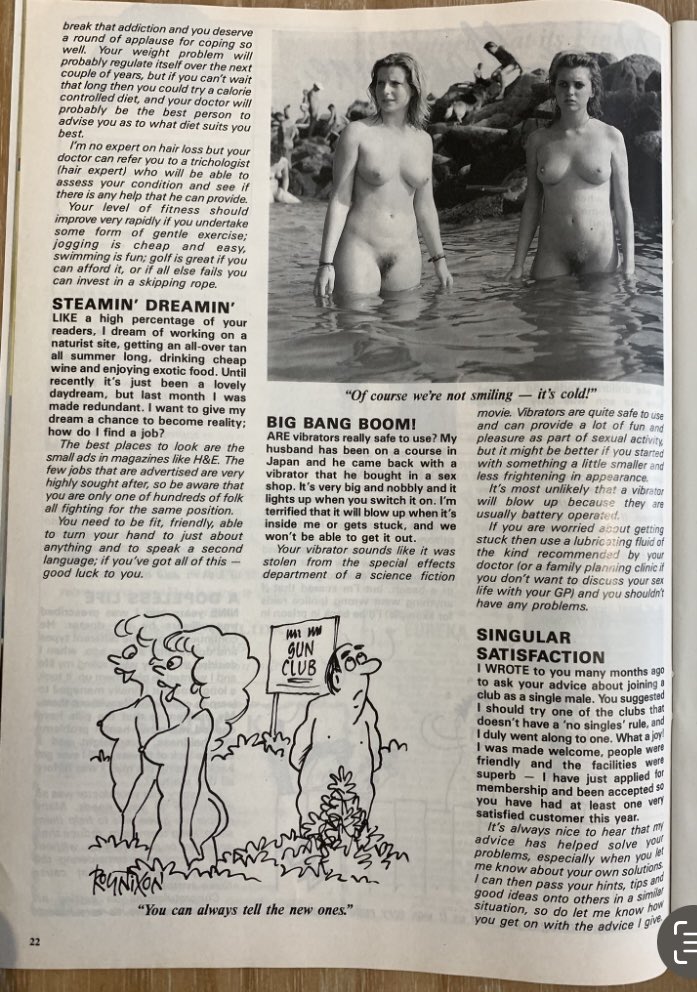 VisionsAndVntge's tweet photo. H&amp;E vintage vol 94 #5 

https://t.co/1gMVizIBHj

#naturists #getnaked #nudism #nude
#naturism #happynudeyear
#magazines #naked #nudebeach
#bodypositivity #NaturalBeauty https://t.co/b0wQV5OTcJ