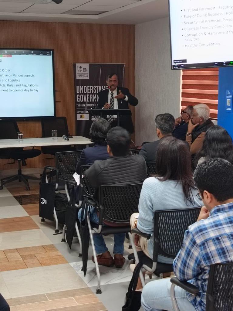 opmips's tweet photo. Speaking with Senior formations of Corporate Sector at Indian School of Public Policy on Understanding Government from Corporate Perspective . https://t.co/B2Nc5f5Im4