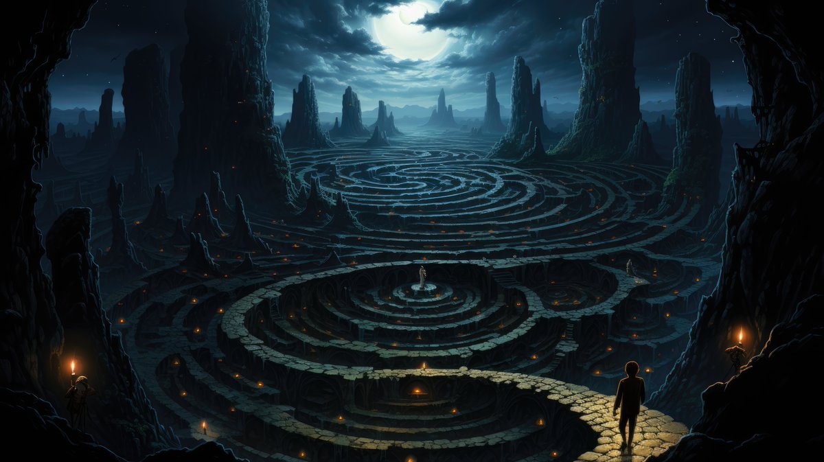AnomalyArtwork's tweet photo. Good morning!
Lights amidst shadows, dare you walk the spiral path? #LabyrinthChallenge https://t.co/lKOg4IrksO