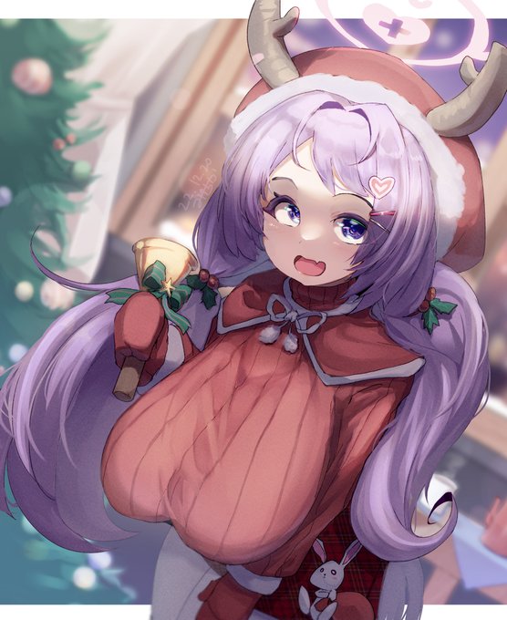 クリスマス絵描けないので去年のクリハナエもっかい貼っておく 