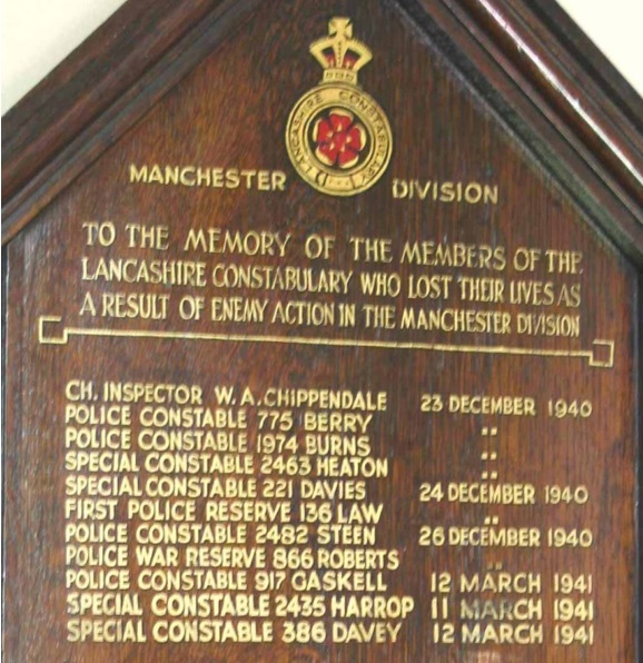 LancPolMemorial's tweet photo. Special Constable Henry Davies of @LancsPolice @LancsSpecials (now @GMPolice @GMPSpecials @GMPStretford) died on this day in 1940 having been fatally injured dealing with an incendiary bomb https://t.co/0WJ4RNfXxk