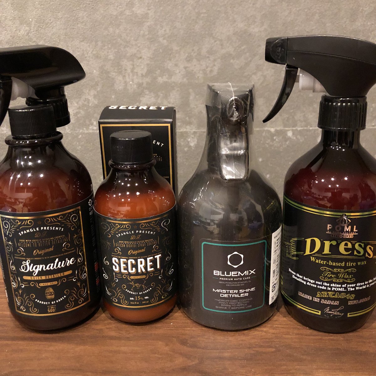 t_en77's tweet image. 今回のセールの購入品
一軍に入るQDとタイヤワックス探し

 #SPANGLE
 #BLUEMIX
 #POML
 #ぬぬふぁくとりー