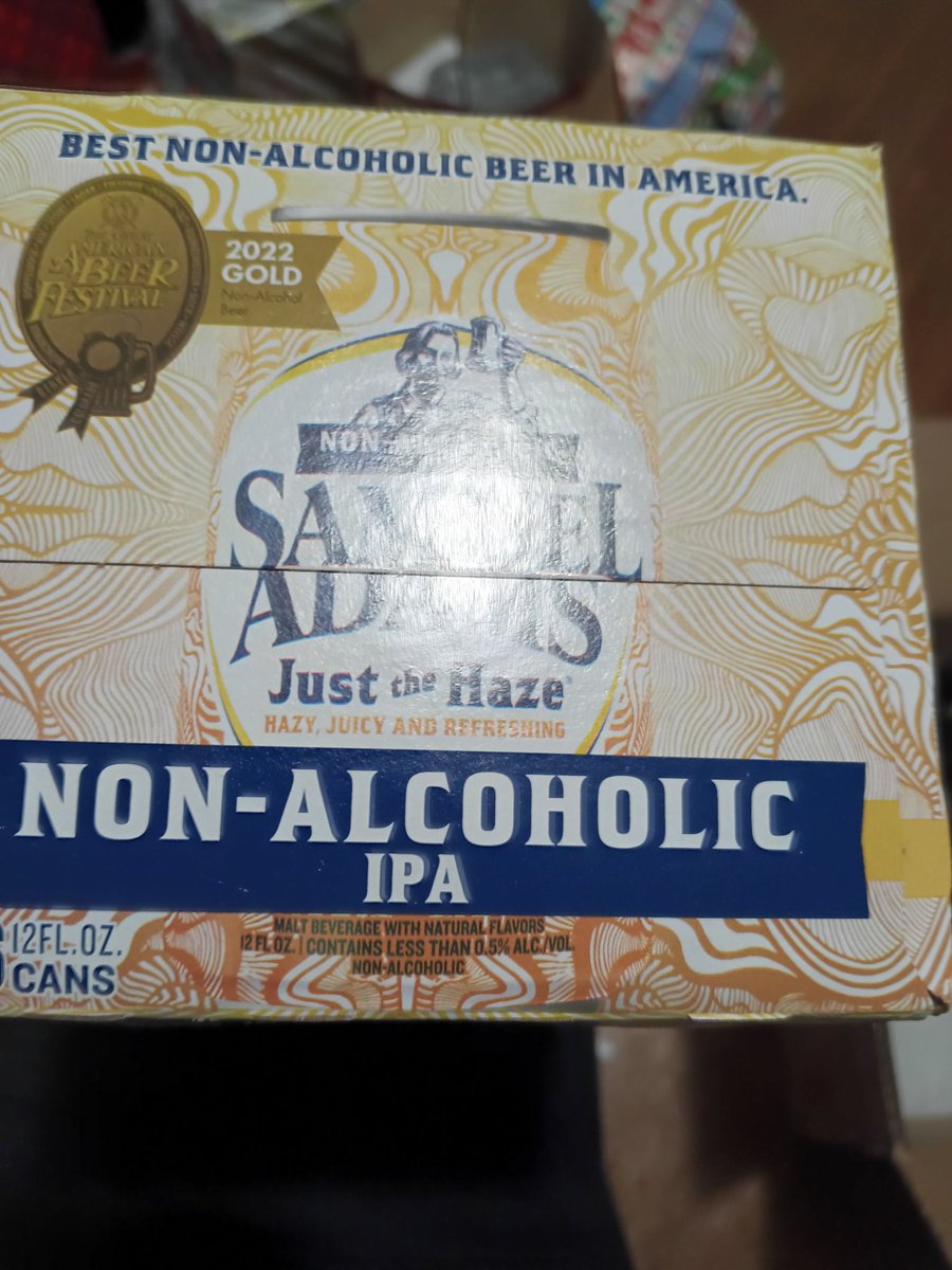 davidg0516's tweet photo. They say non alcoholic but they are .5 or less percent by volume. https://t.co/3A4VsdpZBI