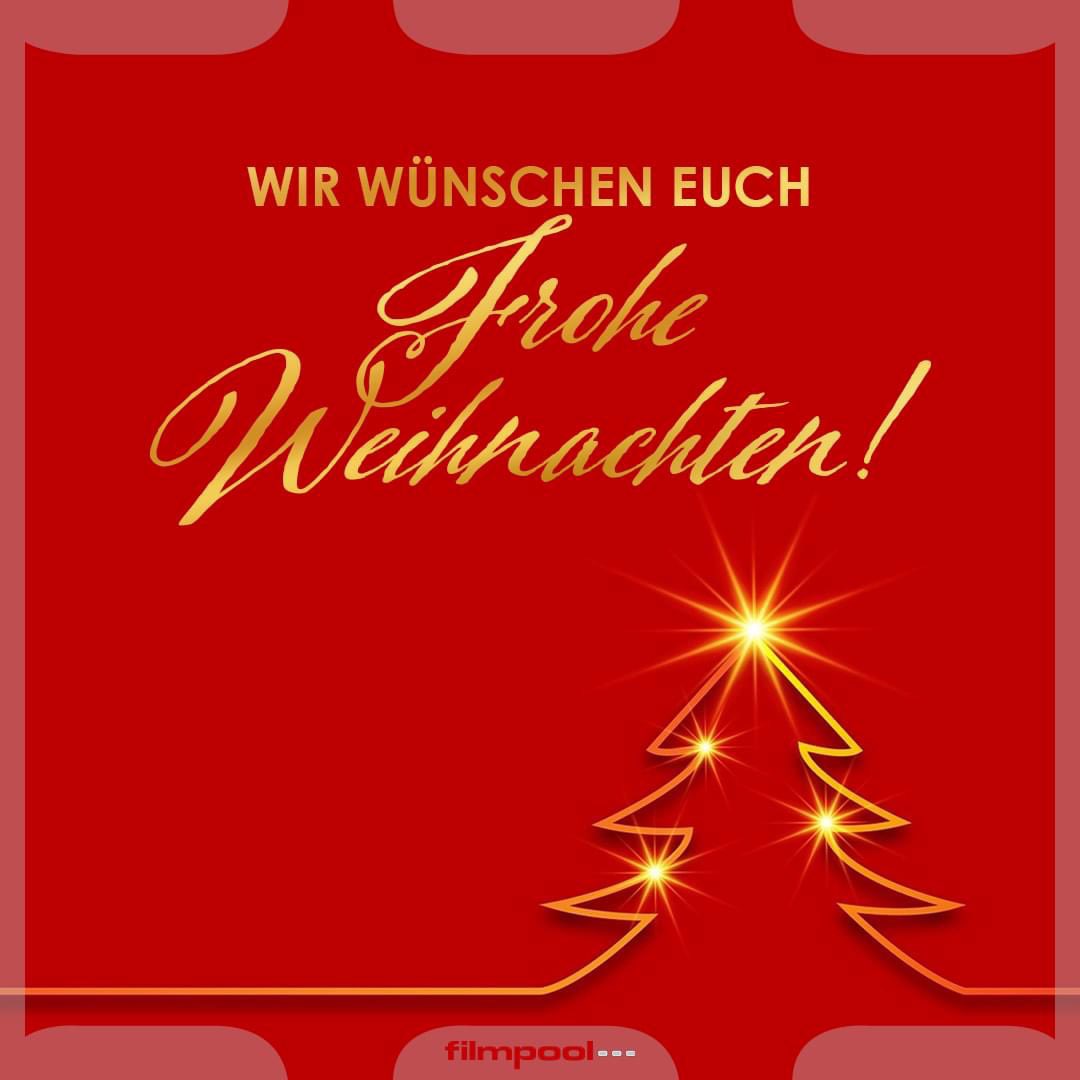 filmpool's tweet photo. 💫🎄🎅 Die #filmpoolFamily wünscht euch und euren Liebsten ein schönes Weihnachtsfest! 🎅🎄💫
#filmpool #FroheWeihnachten #MerryChristmas #SchönsteZeitDesJahres #FestDerLiebe https://t.co/HHX4TTRo4u