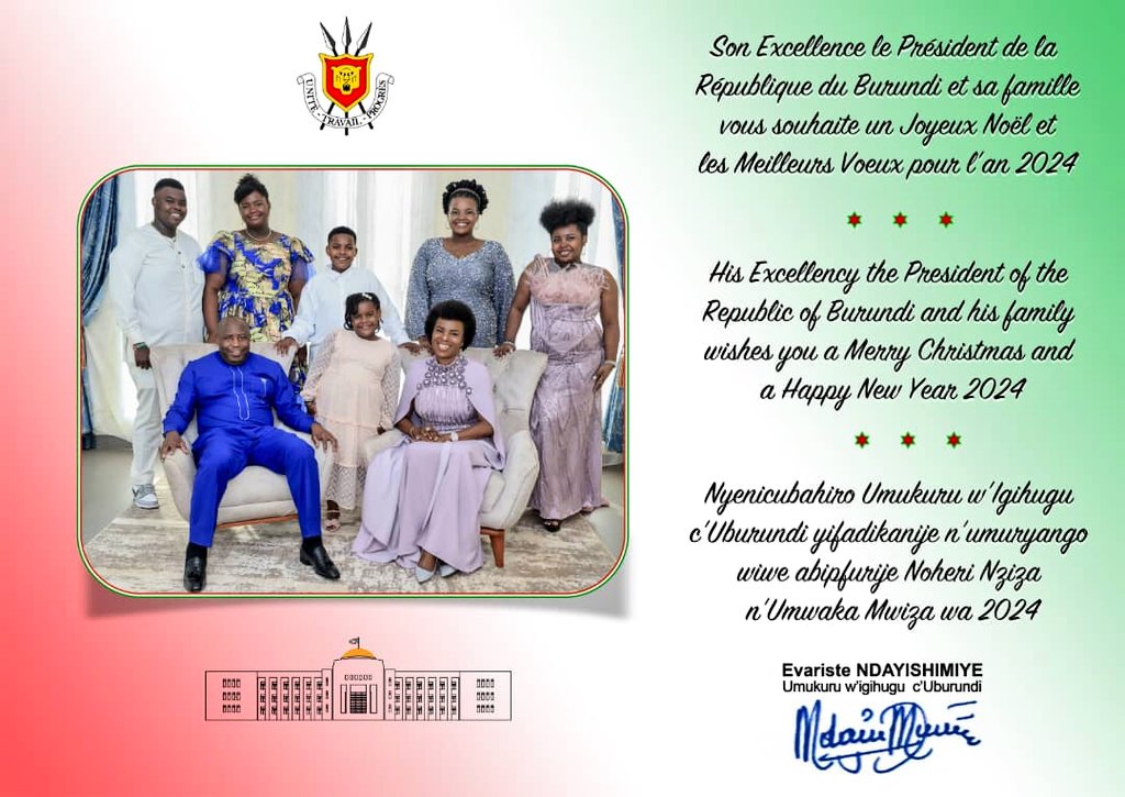 SE Evariste Ndayishimiye tweet media