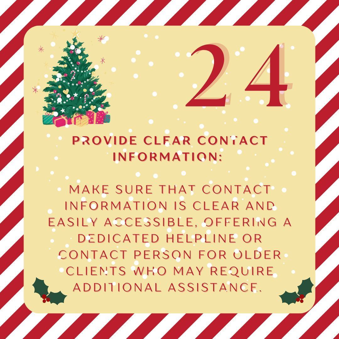 AUBDltd's tweet photo. Last day of our 12 Days of Tips to Working with Older People 🎅 🎄 ☃️ ❄️ https://t.co/PaSll2KG2z