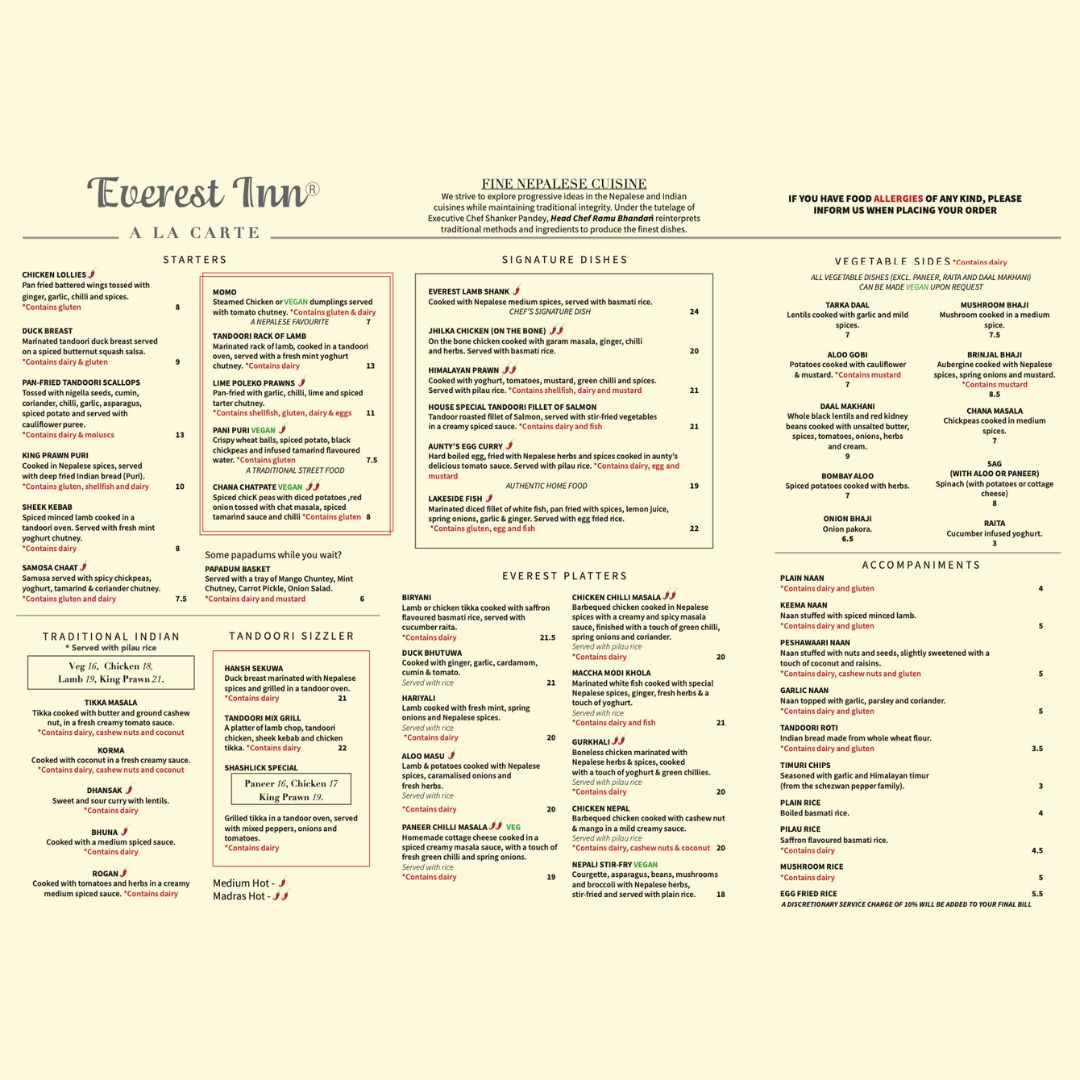 EverestInn's tweet photo. Don't want to think about cooking today? We've got you covered! Why not indulge a little early with a magical take away from us? Give yourself a break before the big day - because you deserve it! Swipe right to check out our irresistible NEW menu and order now. https://t.co/5eaBaIErFu