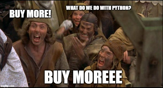 MontyPythonSol's tweet photo. @toly We going to bring your favorite meme to the top of the Solana memeverse! Can you imagine one day buying coffe with $PYTHON and tipping the bartender with a: "A blessing from the Lord" https://t.co/dBNViilKLq