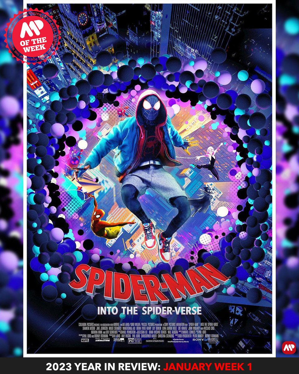 altmovieposters's tweet image. 2023 YEAR IN REVIEW: JANUARY

WEEK 1. "Spider-Man: Into the Spiderverse" by @philshelly
WEEK 2. "Oppenheimer" by @DaltonFrizzell
WEEK 3. "The Menu" by @philshelly
WEEK 4. "Everything Everywhere All At Once" by @jdebbiel

#alternativemovieposters
#ampoftheyear