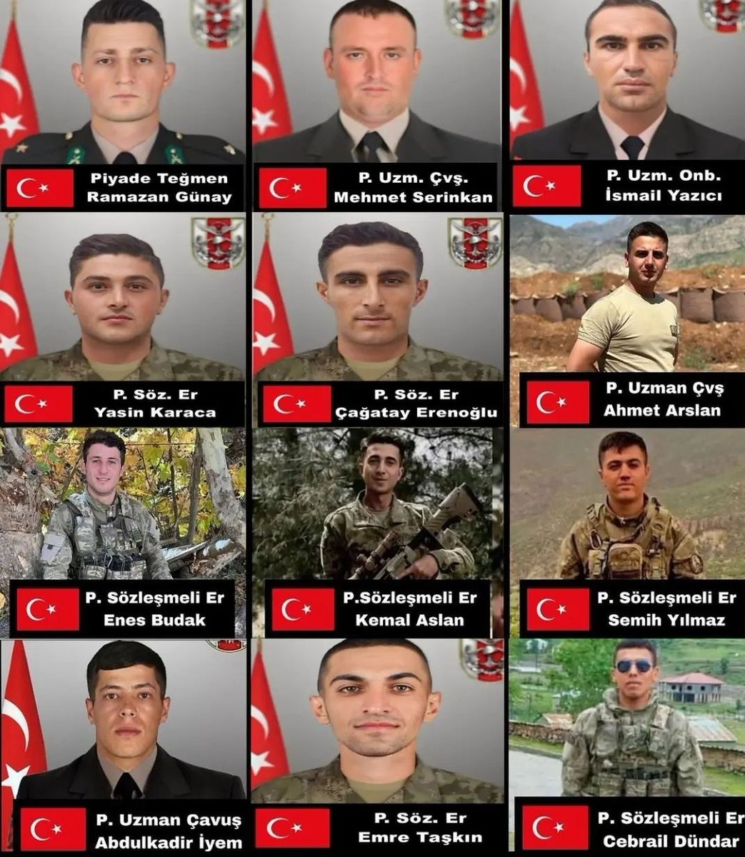 'Son 24 saatte 12 şehit yas ilan etmek için daha kaç şehit olması lazım? Vatan evlatlarını sapik Arabistan kralı yada Abdullah veya filistin vatandaşları kadar kıymeti yok'mu Allah sizi kahretsin konvoycular makarnacılar, halaycılar, partizanlar, Arap seviciler!😡