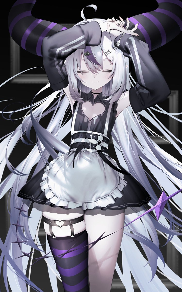 aaaraaaaaaaaa's tweet photo. #laplus_artdesu https://t.co/GXWHgPNNFm