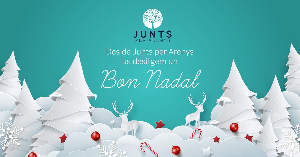 #JuntsxArenys us desitja molt Bones Festes de Nadal i un Bon Any a tothom 🎉

#junts
#arenysdemar
#juntsxcat