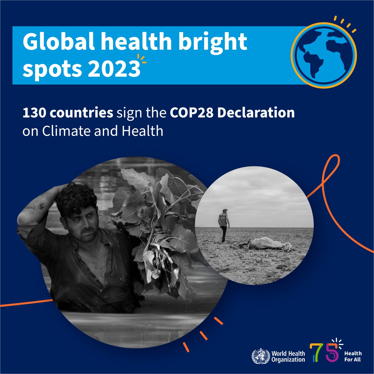 More than 40 million health professionals joined a call to action to make health a priority in climate negotiations at #COP28. Extreme heat, weather events, and air pollution caused millions of deaths in 2023, putting enormous pressure on our health systems and health…