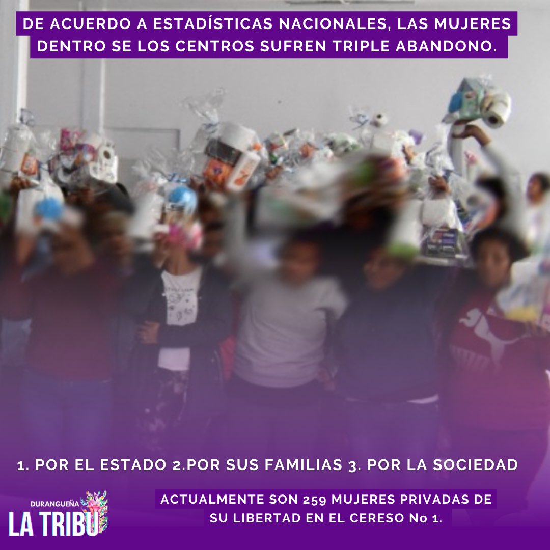femdurango's tweet photo. Cuarta entrega de apoyos, para mujeres privadas de su libertad. 

Mujeres resistiendo adentro y afuera. 

#TribuDurangueña https://t.co/wzgx3g9yLE