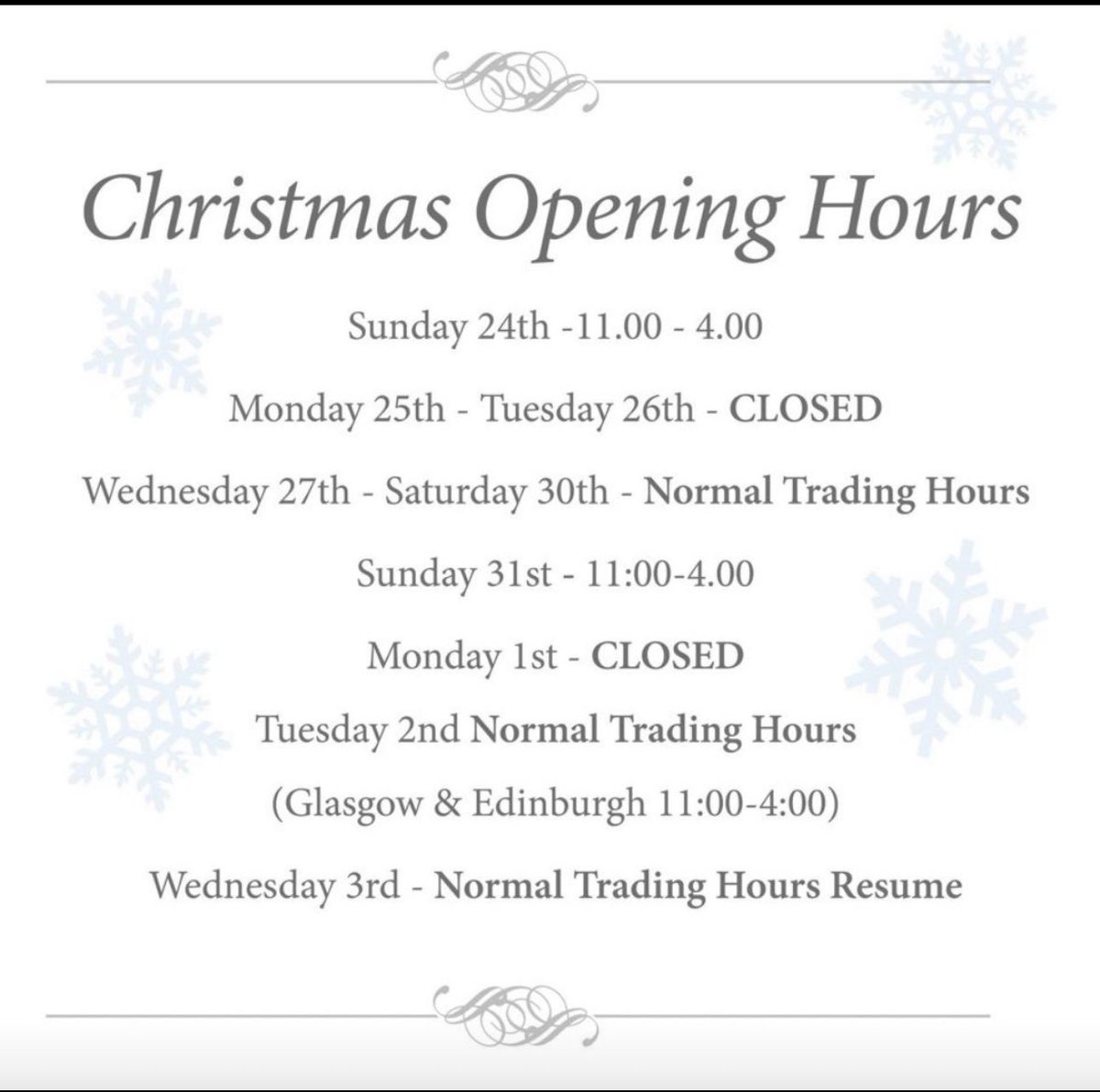 Need that pair of Brogues for the big day or after a last minute gift? We’re open today 11-4! 🎄🎅 👞  

#morethanashoeshop