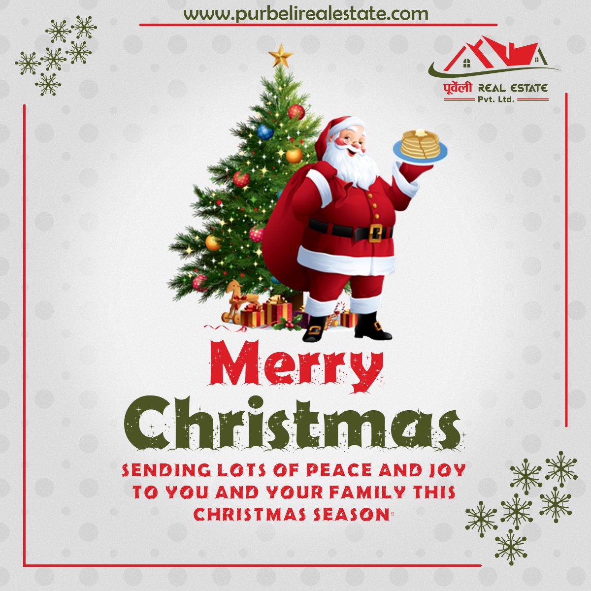 RealPurbeli's tweet photo. Wishing you 𝐌𝐄𝐑𝐑𝐘 𝐂𝐇𝐑𝐈𝐒𝐓𝐌𝐀𝐒 ! ! !

Sending lots of peace and joy to you and your family this christmas season.

#Christmas #christmastree #santaclaus #wintertime #merrychristmas #Nepal #PurbeliRealEstate https://t.co/IAEJjlbyYn