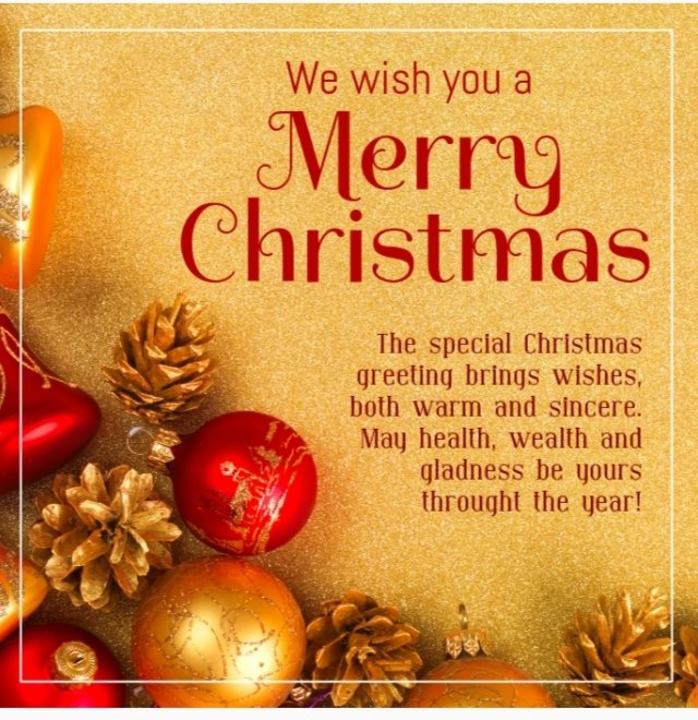 May this Christmas bring you joy and prosperity. Wishing you and your family a joyful and lovely Christmas