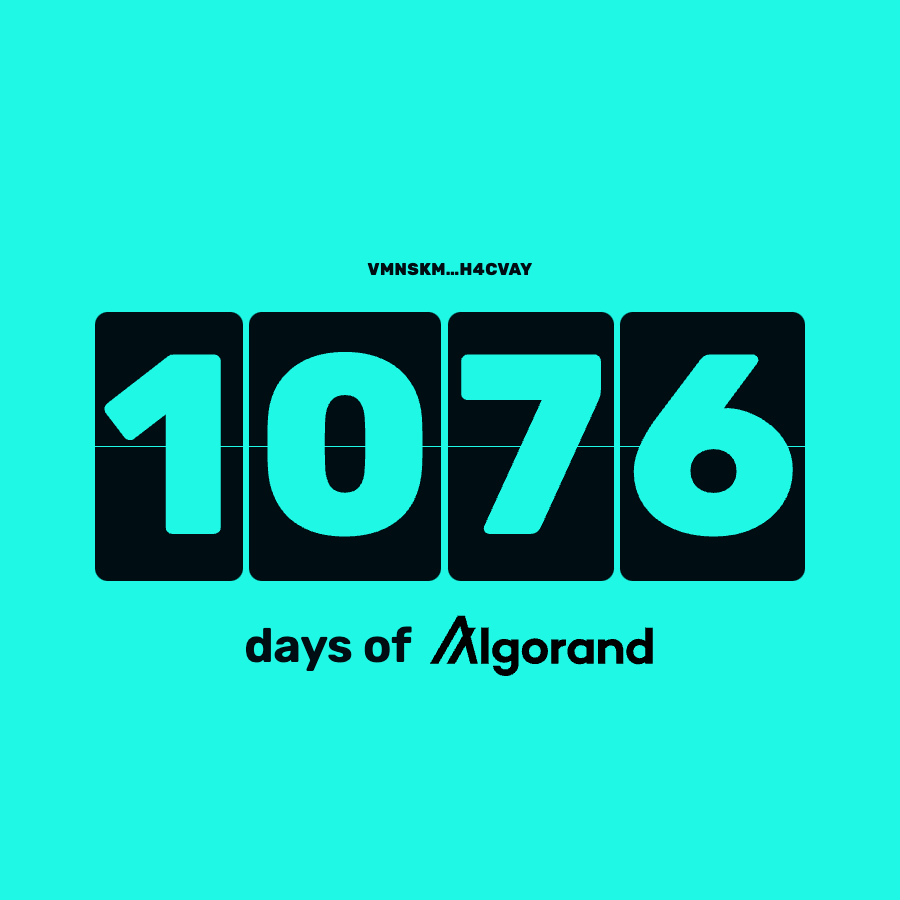 trillion_io's tweet photo. Hey @weusealgorand why don't you sell me my " Days of $ALGO " #ARC69 NFT that just updates every day? Is that even possible #algofam ? https://t.co/1KW6AYsri8
