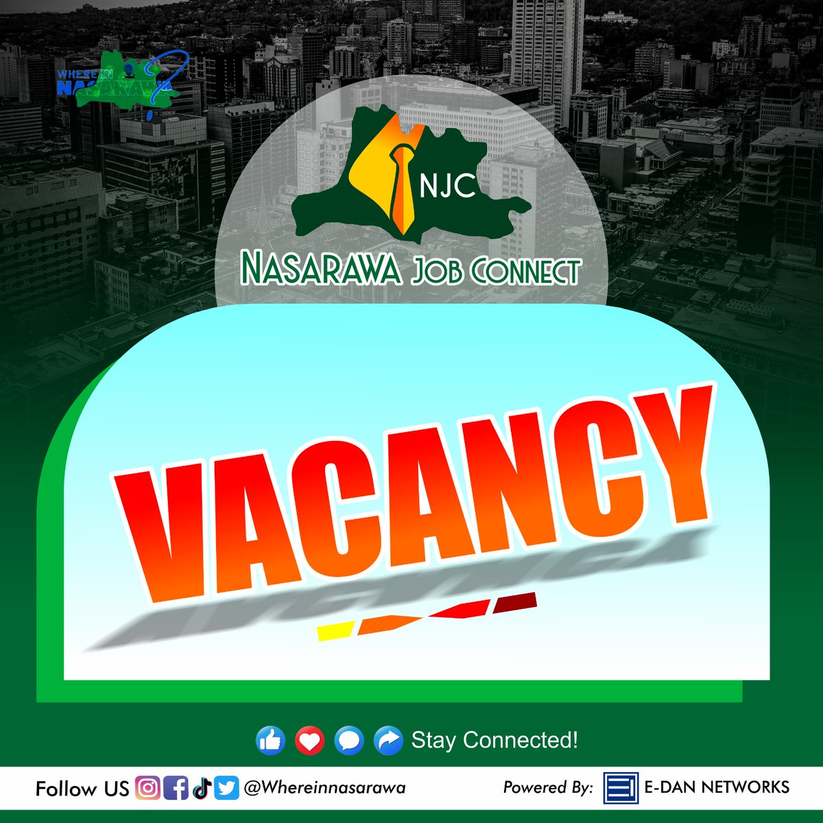 WNasarawa's tweet photo. Are you looking at hiring Soon ❓We can post your job vacancies. DM Us when you're looking to hire. https://t.co/Ng7DUyiYOP