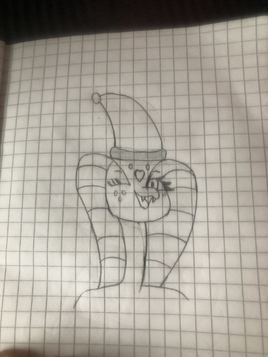 rx78_9's tweet photo. 🎄merry christmas with a lovable snek 🎄

Oc belongs to @TenmaTheMaiden 

#DoodleDecember DAY-24 https://t.co/3LoZL1DOva