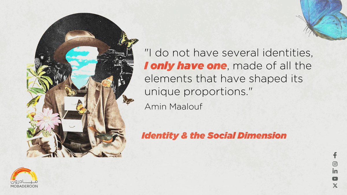 #SundayReminder
'My #identity is what makes me unlike any other person.'
~ Amin Maalouf

#Mobaderoon 
#SelfIdentity #KnowYourself #AuthenticSelf #IdentityJourney #IdentityCrisis #DiscoverYourIdentity #EmbraceYourIdentity #IdentityMatters #IdentityPride #PersonalIdentity