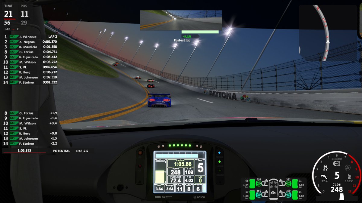 bielec_krzysiek's tweet photo. Odkrycie #Automobilista2
- Daytona Road Course
- GT3 
- 24min, cykl dnia i nocy
- fajna opcja: Full Course Yellow w 50% wyścigu
#simracing #simracingpl #automobilista https://t.co/tChrHo7O2B