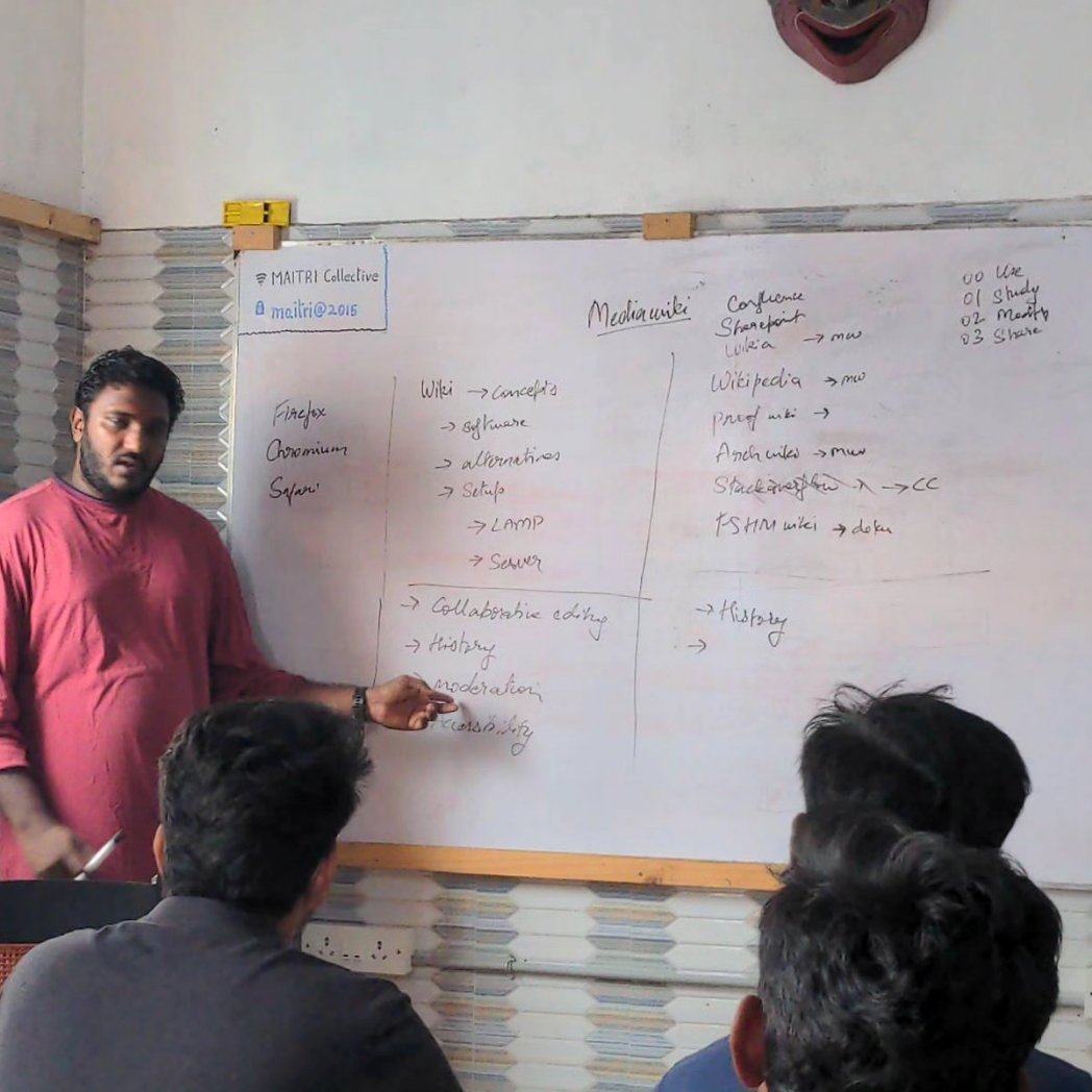 fshmpy's tweet image. Today's session introduced what is the need for wiki, what are the characteristics of a wiki software and the session went onto hands-on mode successfully hosting FSHM's wiki.

#FSHM #FSHMPuducherry #FSHMPY #Pondicherry #Puducherry