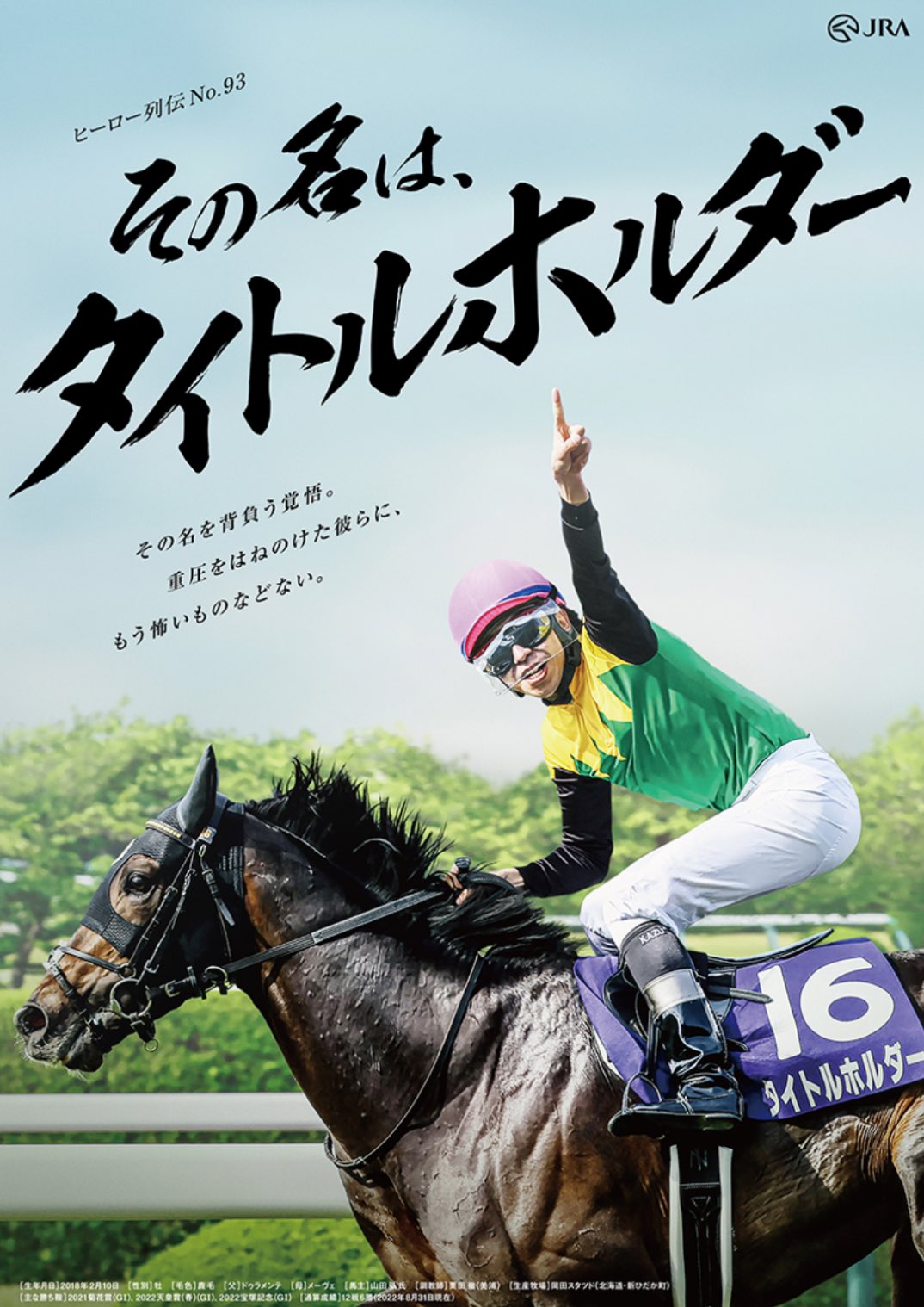 JRAポスター ヒーロー列伝 タイトルホルダー B1