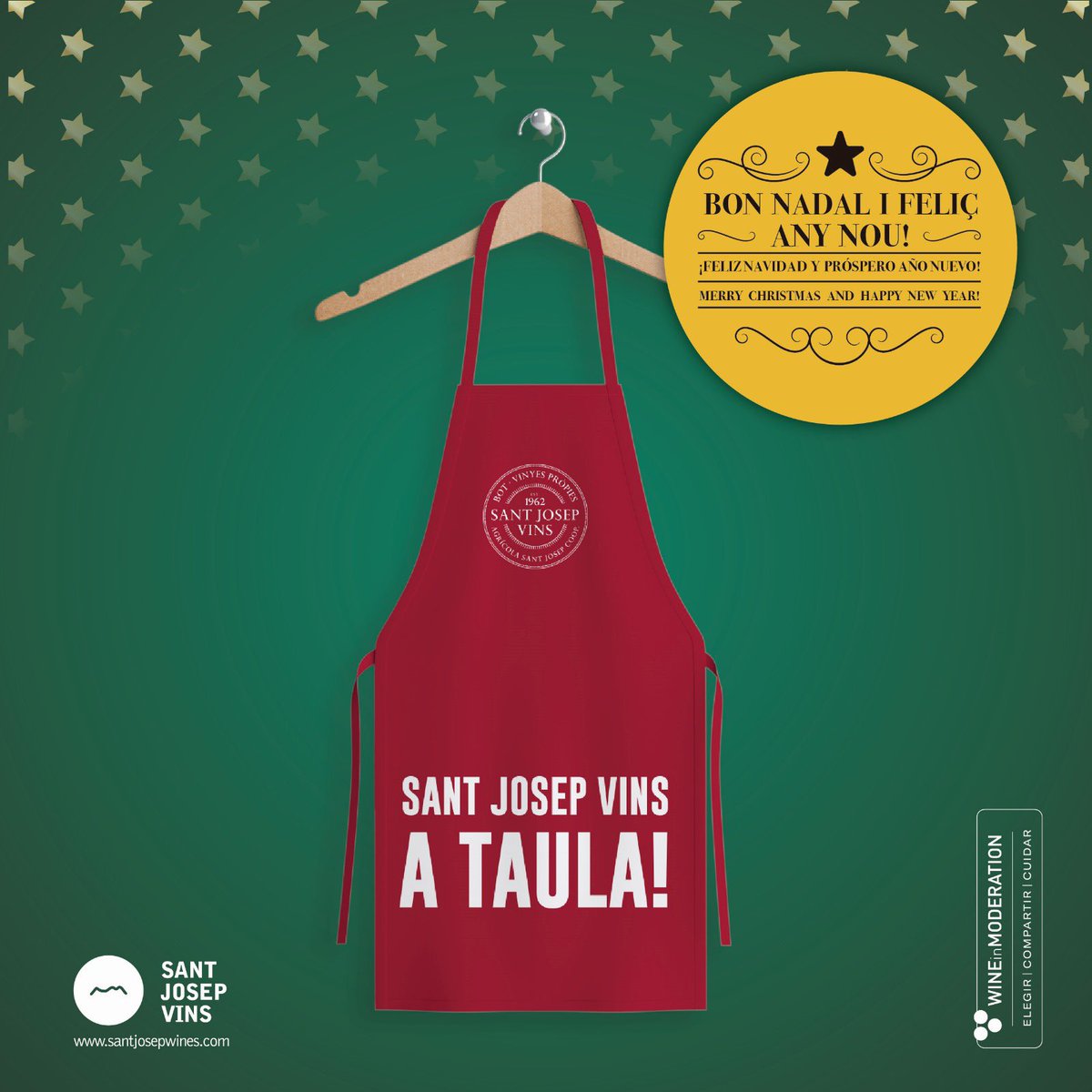 Des d’Agrícola St. Josep coop. us desitgem un bon Nadal i un feliç 2024. Gràcies per seguir-nos! #santjosepvins