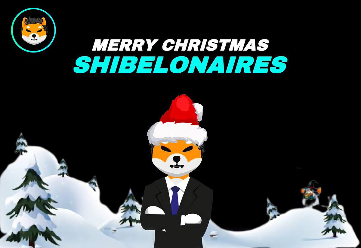 Dear SHIBELONAIRES!
Wishing you all the blessings of a beautiful and merry Christmas season!🎄Have a wonderful holiday! 

Thanks for being with #SHIBELON in 2023.
