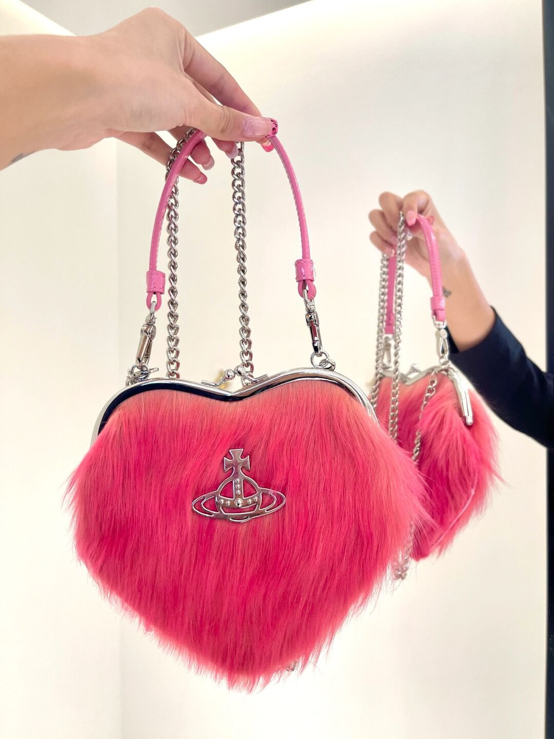 Mini bag Vivienne Westwood Pink in Polyester - 36247791