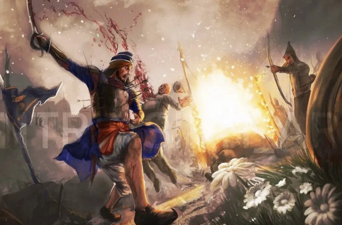 ਕਾੜੜੜ-ਕੜਾ-ਕੜ ਤੇਗਾਂ ਚੱਲੀਆਂ⚔️⚡️